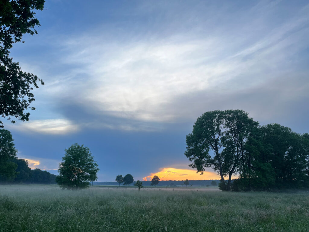 Landschaft Richtung Westen